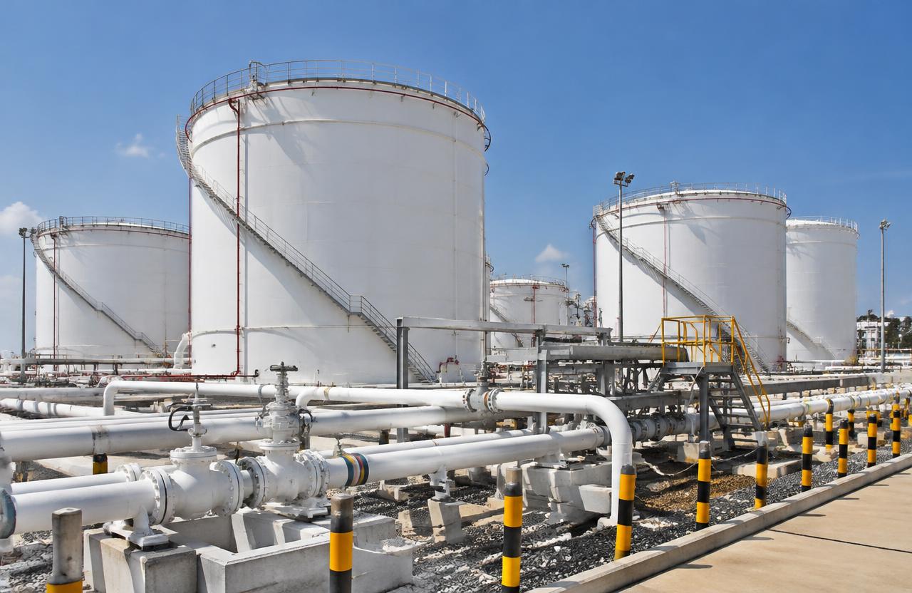 Dépôt de stockage de carburant
