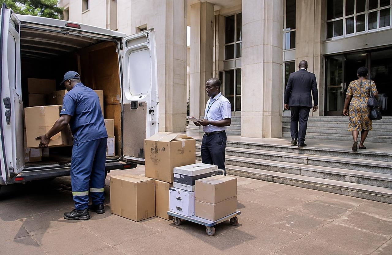 Livraison de fournitures aux administrations